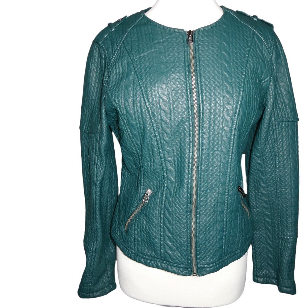 New York & Company Leather Jacket
